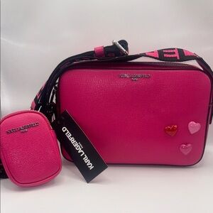 Karl Lagerfeld Vibrant Valentine Crossbody Bag Set